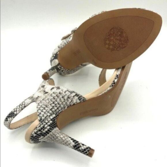Vince Camuto Womens Python Print Sandals Size 7.5 - Picture 7 of 7